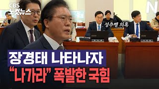 법사위에 등장한 장경태를 향해 "양심 있으면… 이건 아니지"