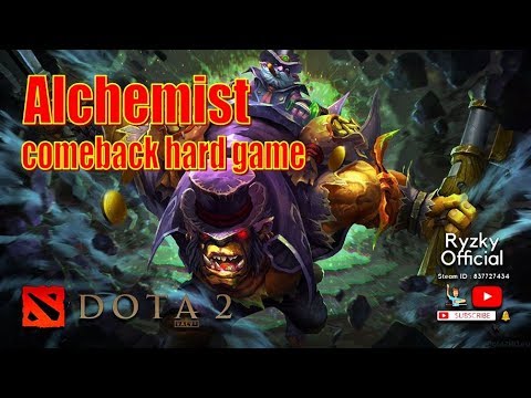 Dota 2 - Alchemist comeback hard game