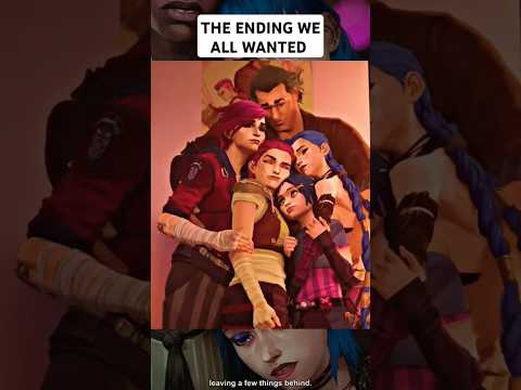 The ending we wanted 💔 | arcane season 2 | #shorts #arcane #jinx #vi