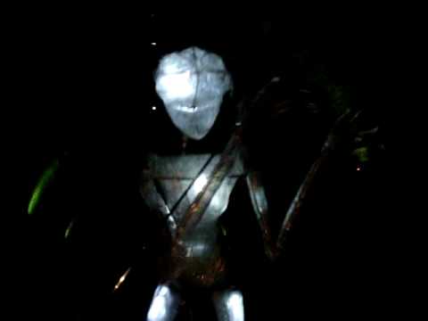 Alien dancing in London