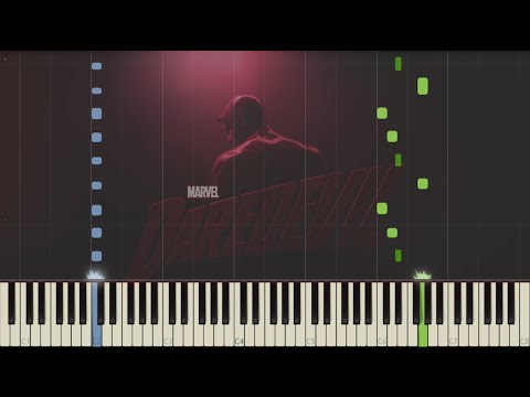 Daredevil - Main Theme - Piano (Synthesia)