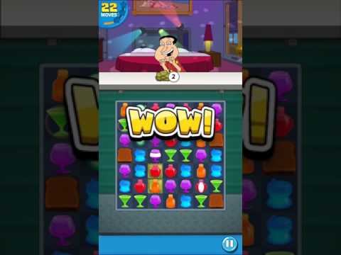 Family Guy - Another Freakin' Mobile Game : Level 6 - 3 stars! No Boosters!