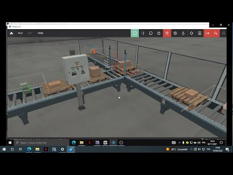 Factory IO Scene - Sorting by Height (Basic) -- TIA Portal