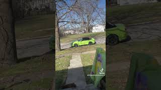 Life with Lisa Adams collecting mustangs. This is a lime green. Instacart driver.