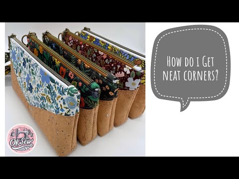 How I Get Neat Corners on the Harlequin Pouch