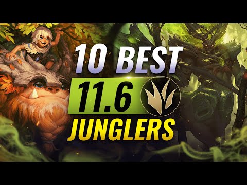 10 STRONGEST Junglers to CARRY WITH in Patch 11.6 - League of Legends