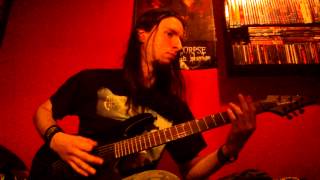 Aftermath - Strapping Young Lad guitar cover