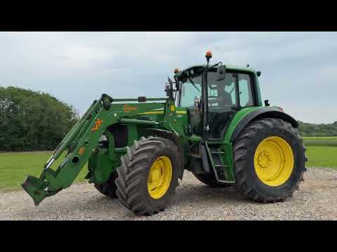 Video: John Deere 6820 tractor with front loader 1
