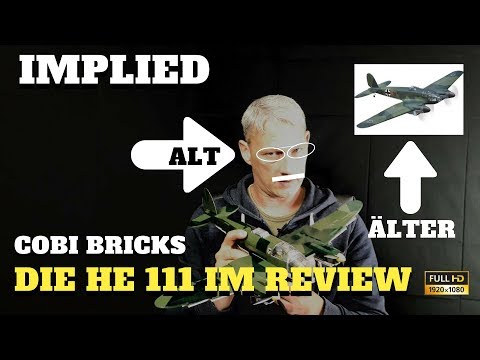 COBI Bricks - Review - die HE 111 zum selber bauen mit Historischen Infos