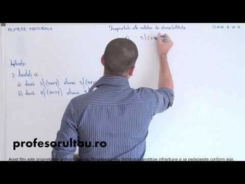 12   Numere naturale   proprietati ale relatiei de divizibilitate   partea 3