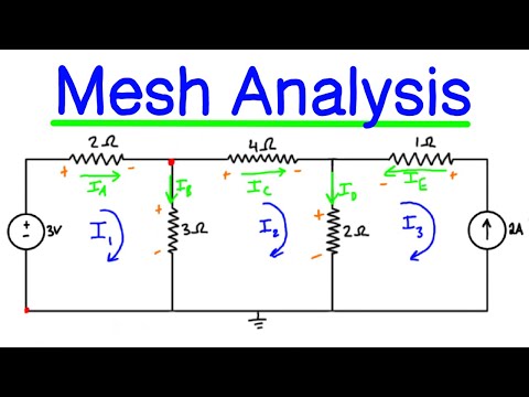 Mesh Analysis Example Problem #2