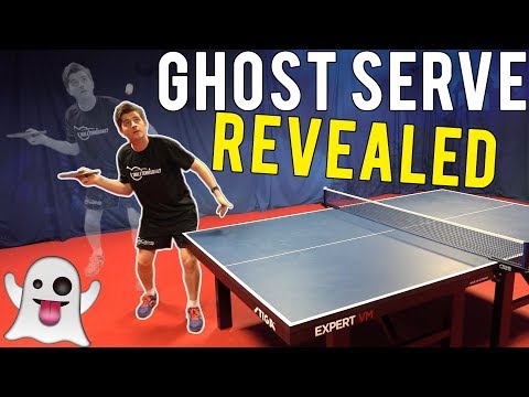 3 Steps To Master The Backspin GHOST SERVE | Table Tennis Video