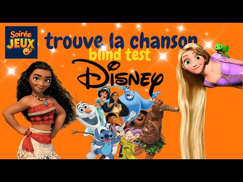 blind test quiz chansons Disney - guess the 40 disney songs music quiz