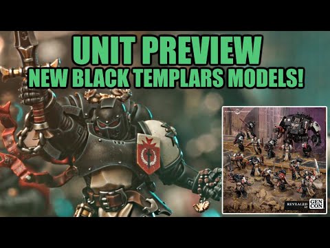 New Black Templars Models, Box Set & Codex Revealed! │ Warhammer 40k 9th Edition Unit Preview