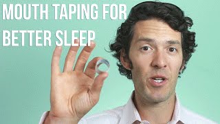 Mouth Taping @ Night For Deeper Sleep