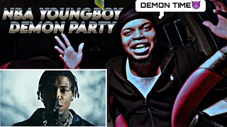 NBA YOUNGBOY - DEMON PARTY (official music video) ** REACTION ** 😈🔥‼️