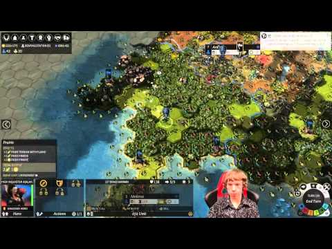 Endless Legend - Roving Clans vs 5 AI FFA #8  Impossible difficulty continents