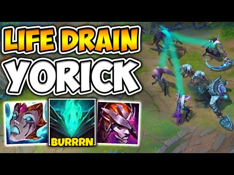 MAIDEN MELTS PEOPLE IN SECONDS WITH BURN BUILD YORICK! (LEGIT MONSTER) - League of Legends