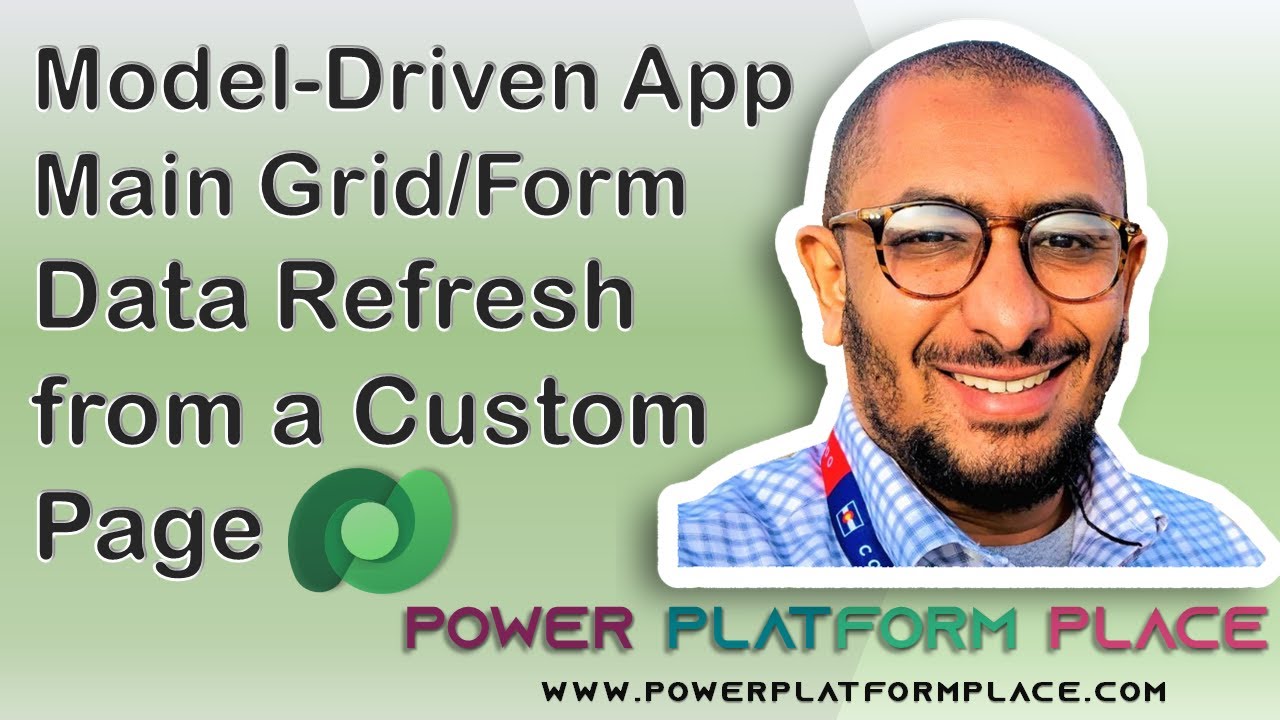 Data Refresh Model-Driven App Main Grid/Forms from a Custom Page