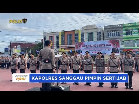 KAPOLRES SANGGAU PIMPIN SERTIJAB PJU DAN KAPOLSEK JAJARAN