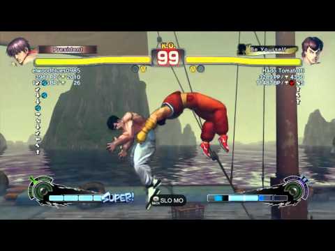 SSF4 AE 2012 elwoodblues0985 (Guy) vs Hado Tomatotti (Fei Long) [HD]