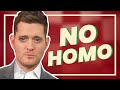 Michael Bublé when he was recording Santa Baby