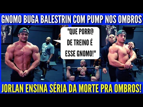 BUGOU GERAL! JORLAN ENSINA TREINO DE OMBROS MATADOR PARA O GNOMO