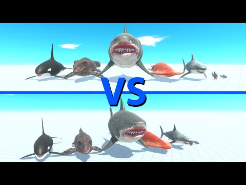AQUATICS TEAM vs AQUATICS TEAM - Animal Revolt Battle Simulator ARBS