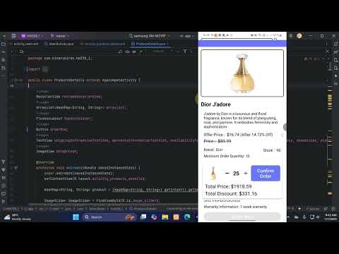 E-commerce App Demo | Android Studio (Java)