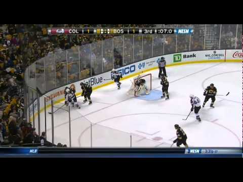 Daniel Briere scores with .4 seconds left in the game to beat the Bruins