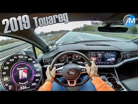 2019 VW Touareg R-Line - 0-200 km/h acceleration!