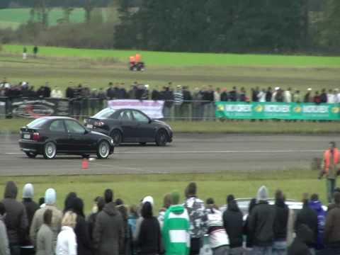 Flugplatzblasen 2009 - Mazda 6 MPS vs. BMW M3 E36 Compact