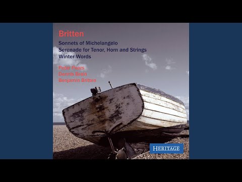 Video thumbnail for Winter Words, Op. 52: 8. Before Life and After