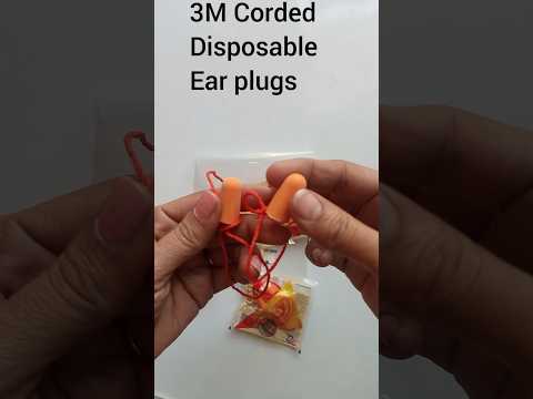 3M Corded Disposable Ear Plugs #earplugs #shorts #viralshorts #students #study