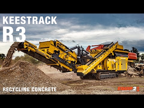 Keestrack R3 Crushing Concrete | Equip2