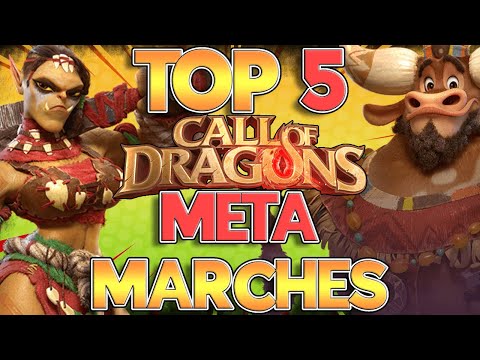 TOP 5 META PvP Marches! Sorry F2P's Hosk & Liliya Are Here! Call of Dragons PvP Tierlist