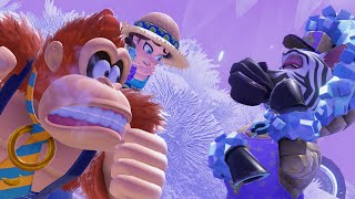 Donkey Kong Bananza Frozen Zebra