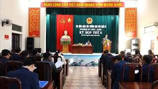 HĐND phường Nam Sơn khóa IX nhiệm kỳ (2021- 2026) tổ chức kỳ họp thứ 8, kỳ họp thường lệ cuối năm 2023.