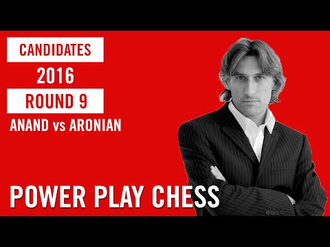 Candidates Moscow 2016 Round 9 Anand vs Aronian