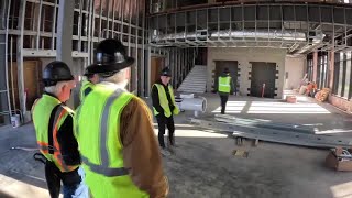 Twin Falls County Commissioners tour new Courthouse as construction nears completion