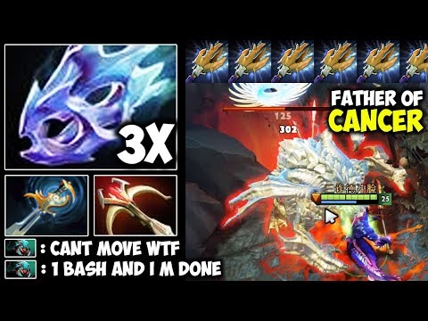 1 Bash And They Feel Like A Trash | Crazy 3x Moon Shard Max Attack Speed Build Slarder - WTF Dota 2
