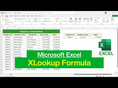 How to use XLOOKUP Formula in MS Excel | XLOOKUP Function in Excel