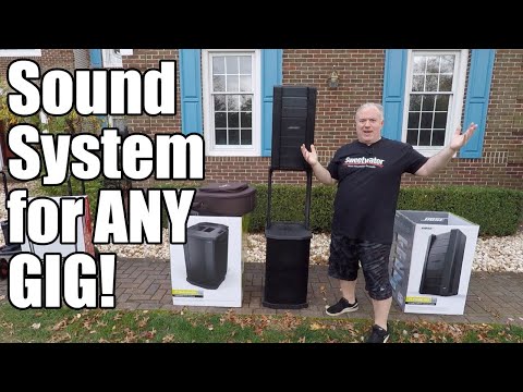 OUTDOOR DEMO & REVIEW - Bose F1 Model 812 Flexible Array Loudspeaker  & F1 Powered Subwoofer
