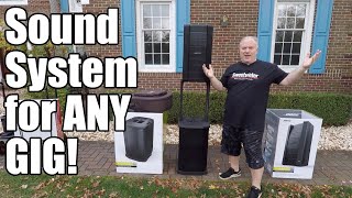 OUTDOOR DEMO & REVIEW - Bose F1 Model 812 Flexible Array Loudspeaker & F1 Powered Subwoofer