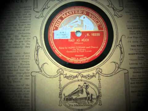Half as much - Alma Cogan - 1952