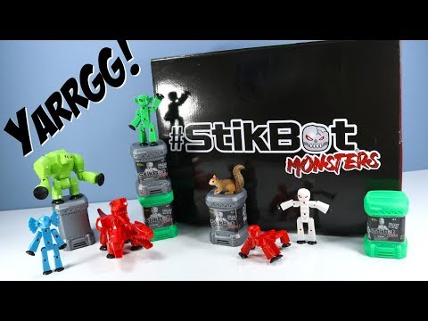#Stikbot Monsters Toys Special Collection Box Review Zing