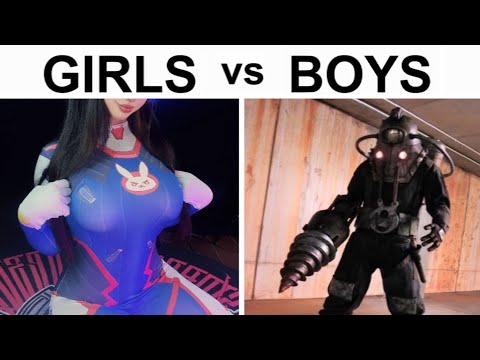 BOYS VS GIRLS MEMES GAMING V2