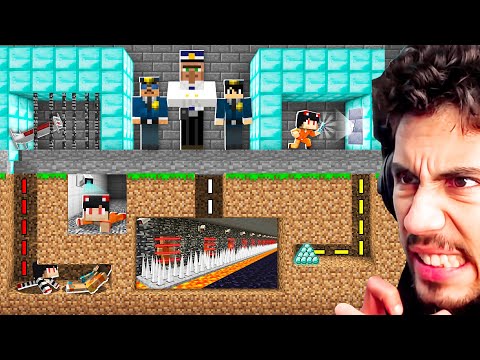 اكتشفنا متاهات غريبة لسجن القرويين في قرية ماين كرافت !!؟