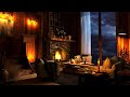 Cozy Log Cabin Ambience With Rain Sounds And Fireplace For Sleep