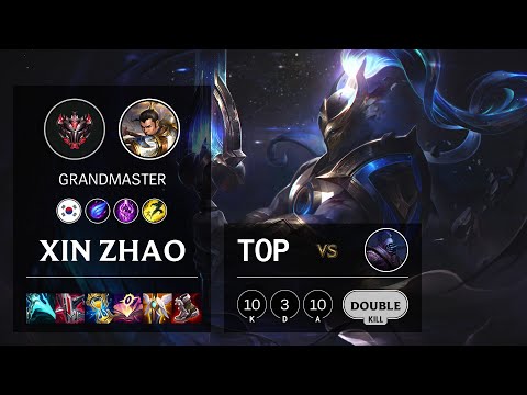 Xin Zhao Top vs Jax - KR Grandmaster Patch 11.6
